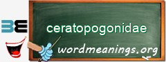 WordMeaning blackboard for ceratopogonidae